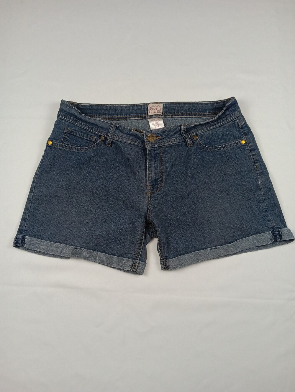 ​Canyon River Blues Cuffed Denim Jean Shorts Medium Wash Size 10